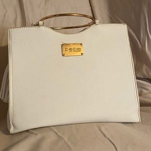 BEBE big beautiful WHITE purse